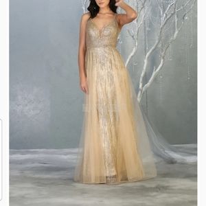 Gold dress